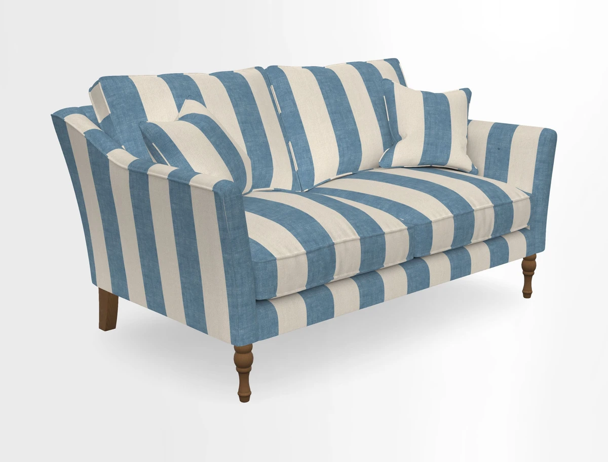 Brunel 3 Seater Sofa in V&A Threads of India Mughal Garden Safari Hunter