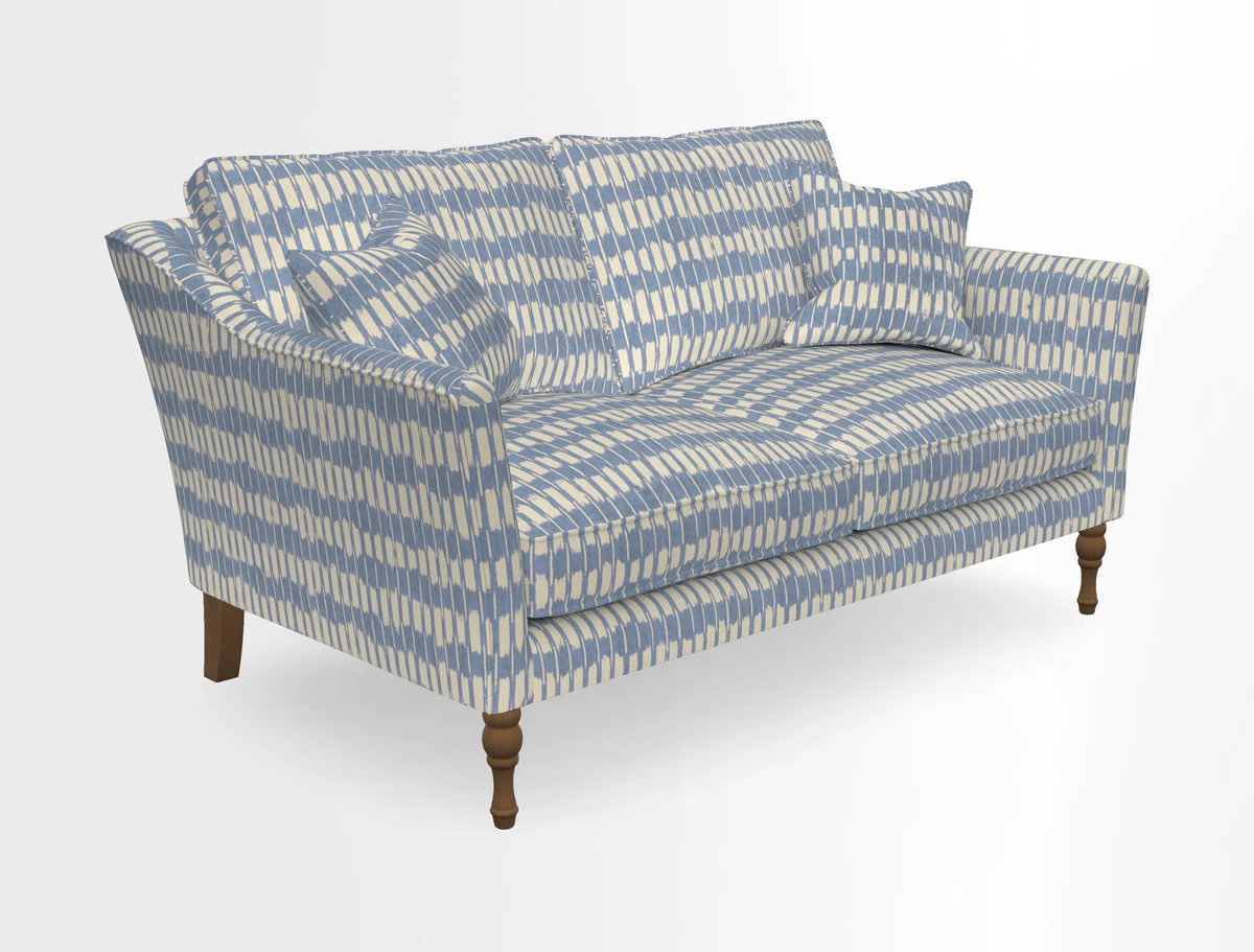 Brunel 3 Seater Sofa in V&A Threads of India Mughal Garden Safari Hunter