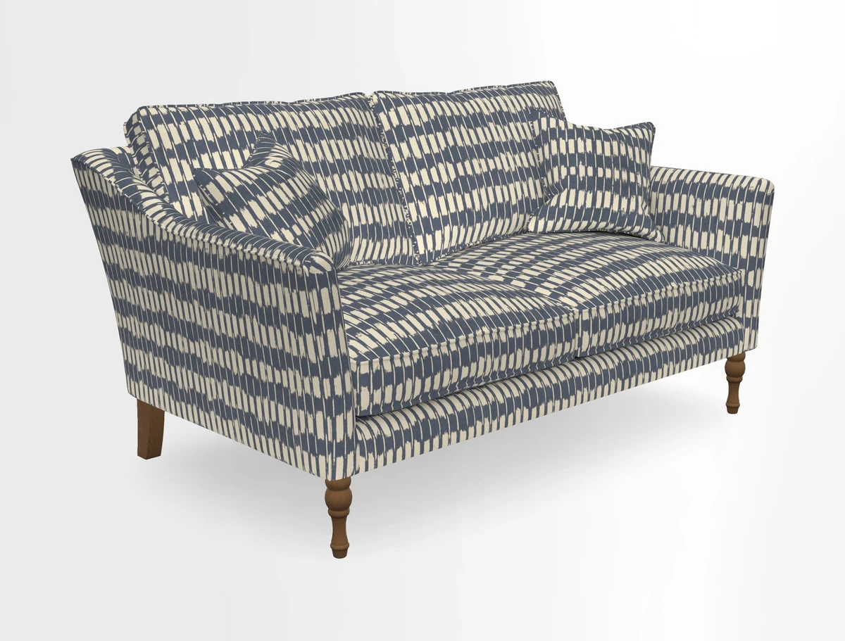 Brunel 3 Seater Sofa in V&A Threads of India Mughal Garden Safari Hunter