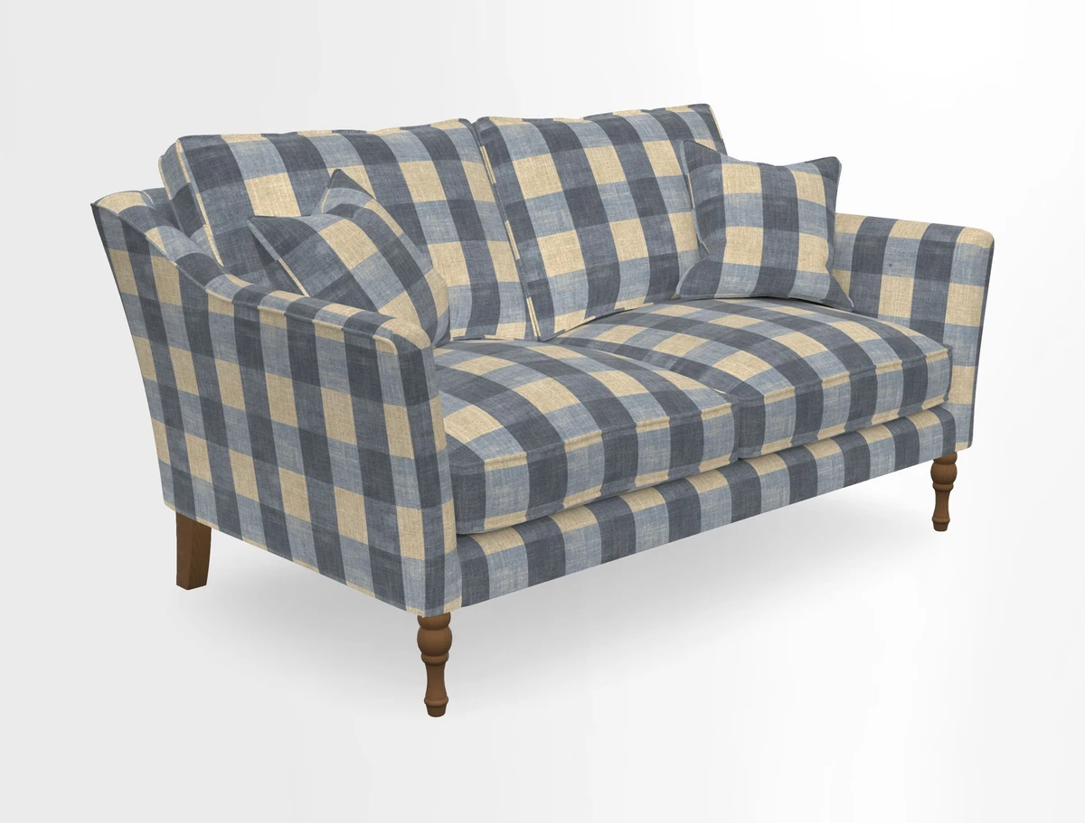 Brunel 3 Seater Sofa in V&A Threads of India Mughal Garden Safari Hunter