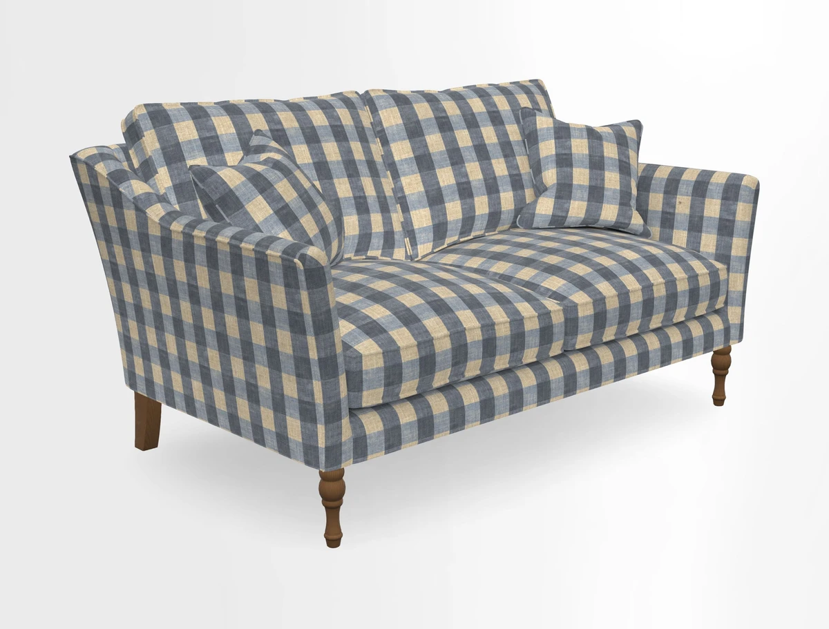 Brunel 3 Seater Sofa in V&A Threads of India Mughal Garden Safari Hunter