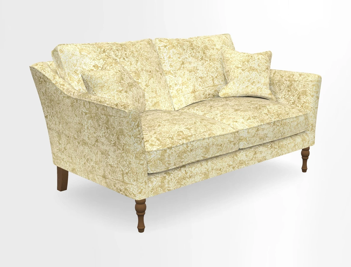 Brunel 3 Seater Sofa in V&A Threads of India Mughal Garden Safari Hunter