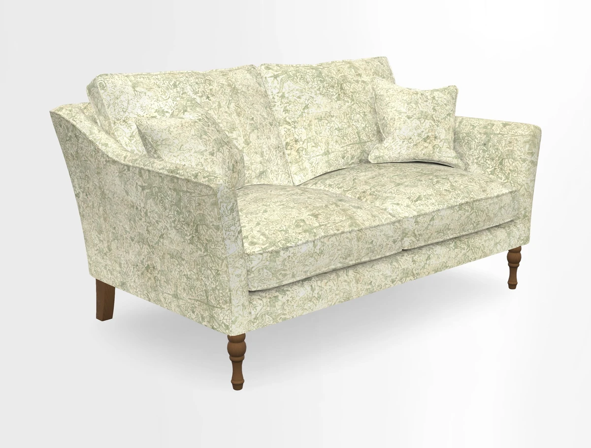 Brunel 3 Seater Sofa in V&A Threads of India Mughal Garden Safari Hunter