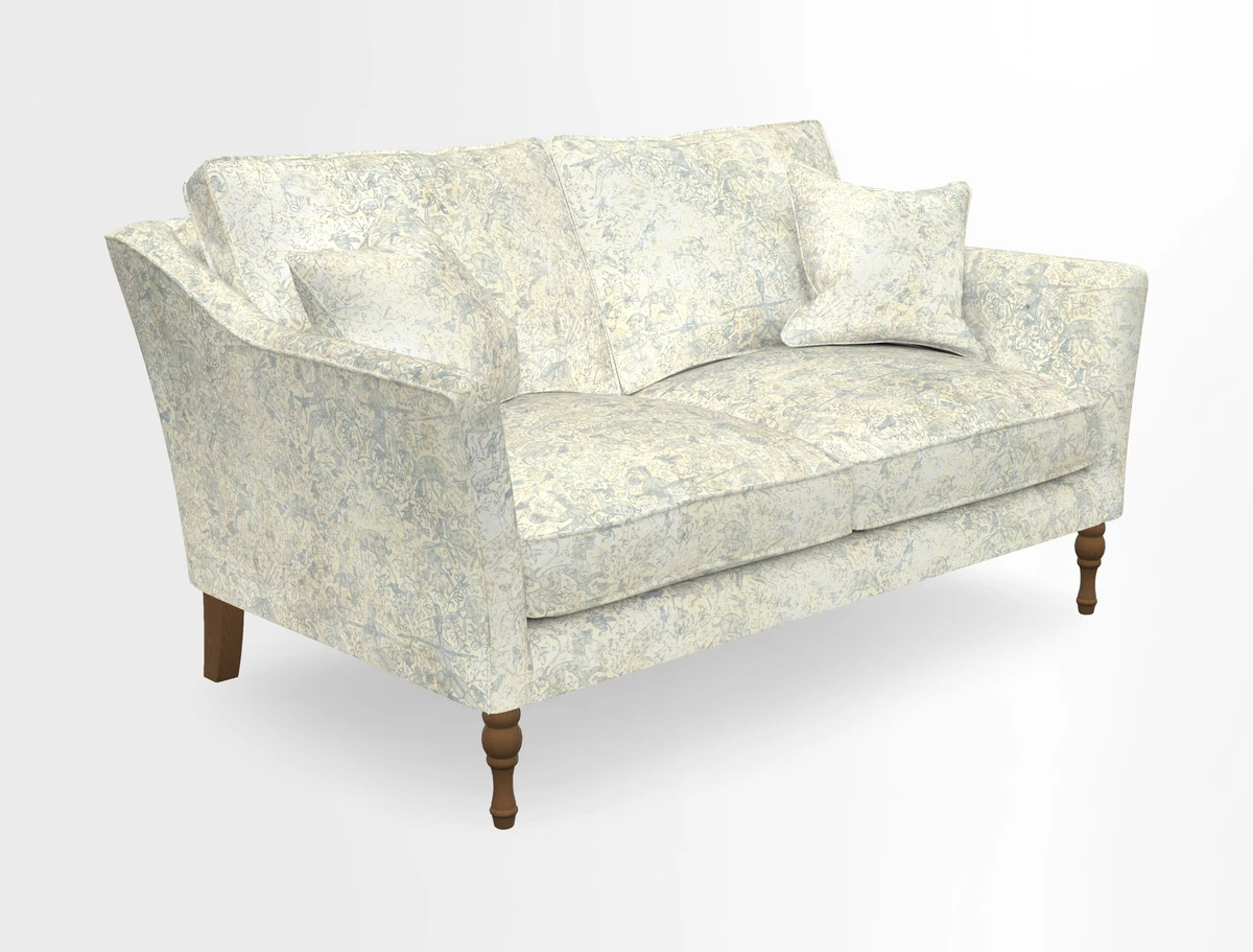 Brunel 3 Seater Sofa in V&A Threads of India Mughal Garden Safari Hunter