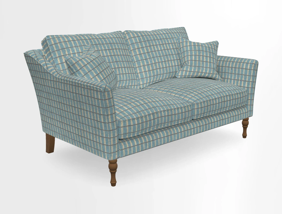 Brunel 3 Seater Sofa in V&A Threads of India Mughal Garden Safari Hunter