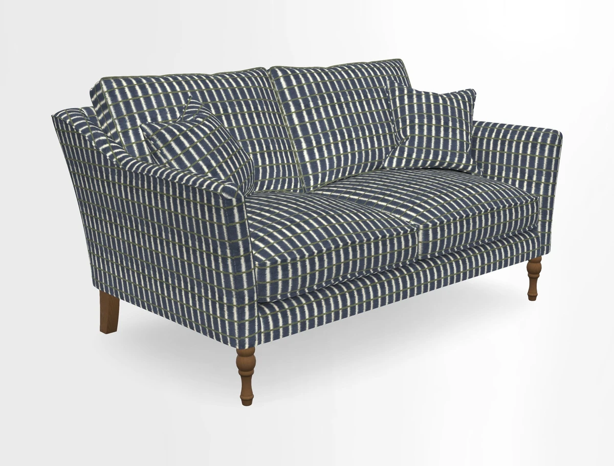 Brunel 3 Seater Sofa in V&A Threads of India Mughal Garden Safari Hunter