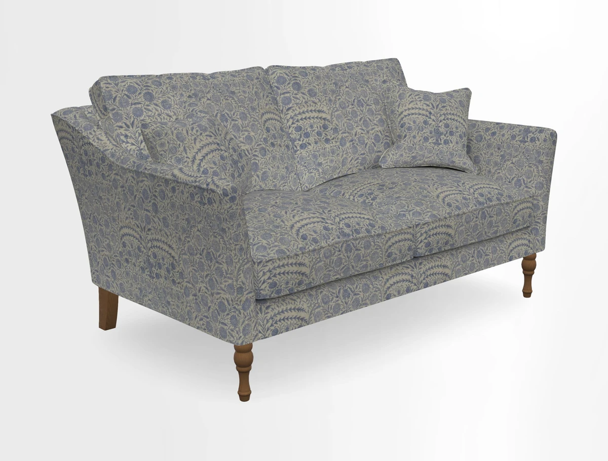 Brunel 3 Seater Sofa in V&A Threads of India Mughal Garden Safari Hunter
