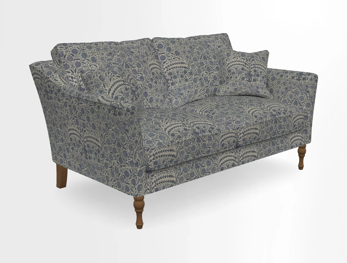 Brunel 3 Seater Sofa in V&A Threads of India Mughal Garden Safari Hunter