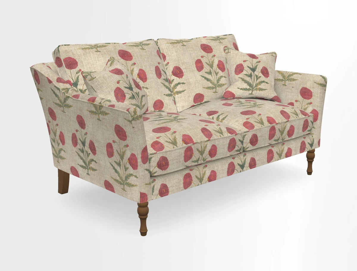 Brunel 3 Seater Sofa in V&A Threads of India Mughal Garden Safari Hunter