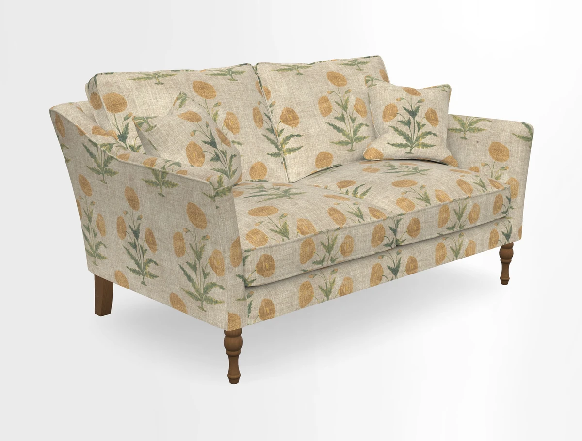 Brunel 3 Seater Sofa in V&A Threads of India Mughal Garden Safari Hunter