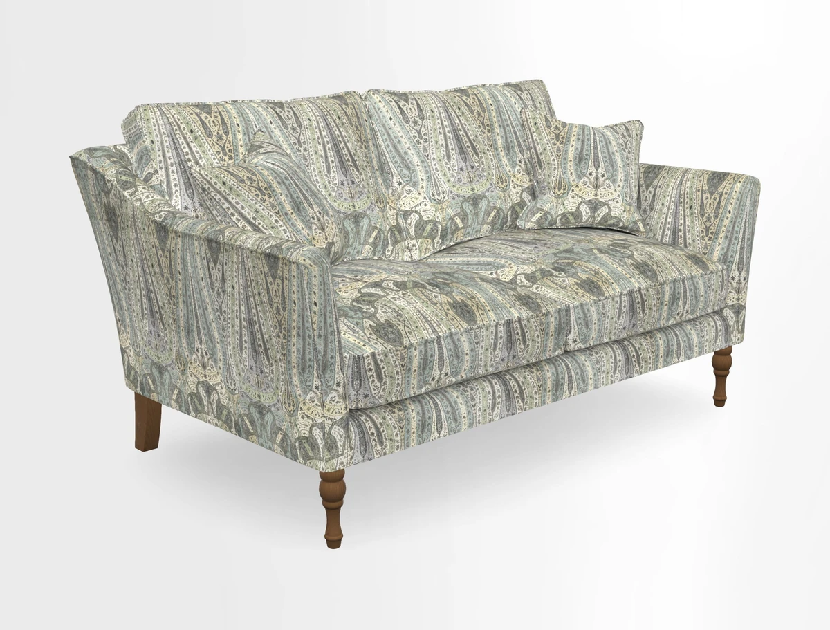 Brunel 3 Seater Sofa in V&A Threads of India Mughal Garden Safari Hunter