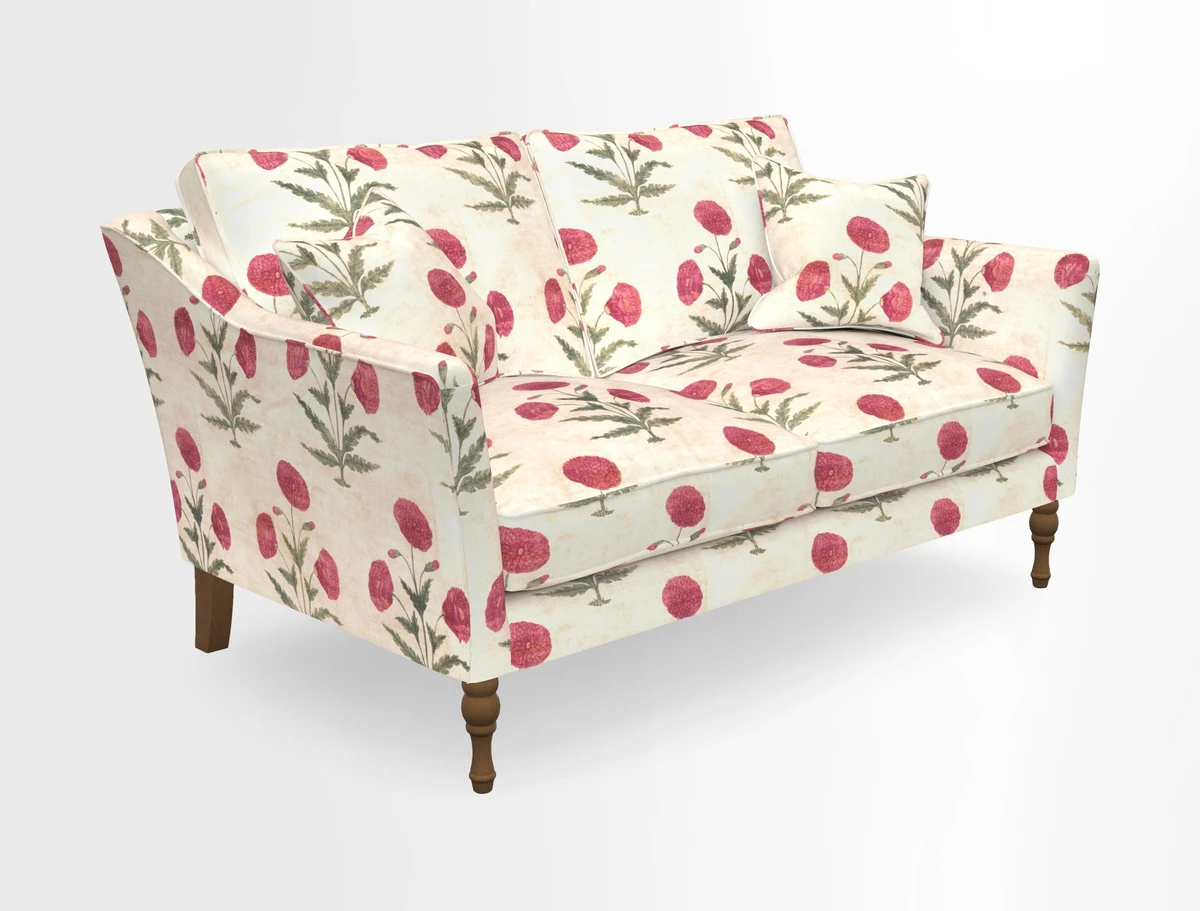 Brunel 3 Seater Sofa in V&A Threads of India Mughal Garden Safari Hunter