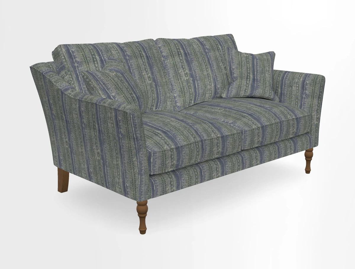 Brunel 3 Seater Sofa in V&A Threads of India Mughal Garden Safari Hunter