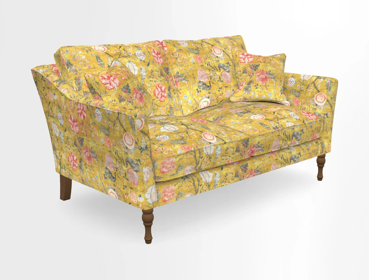 Brunel 3 Seater Sofa in V&A Threads of India Mughal Garden Safari Hunter