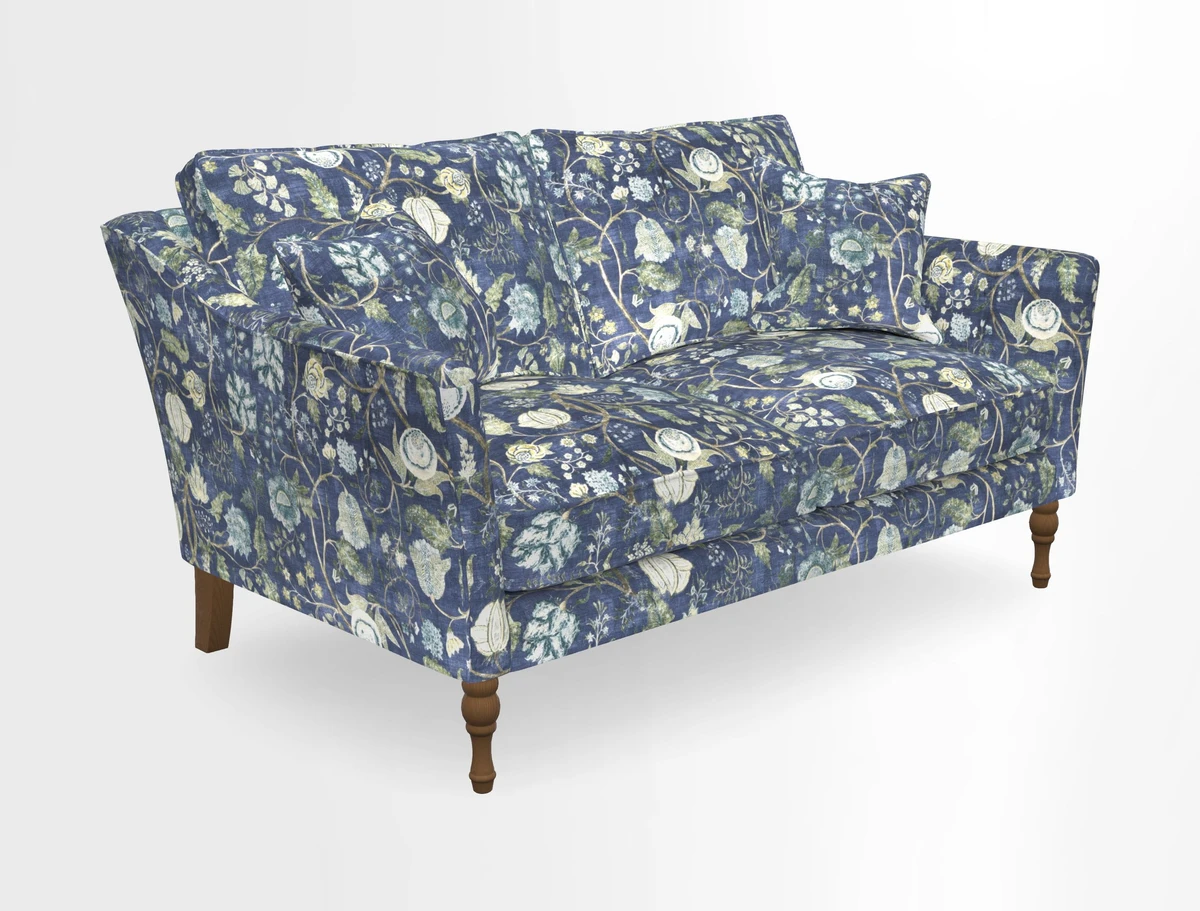 Brunel 3 Seater Sofa in V&A Threads of India Mughal Garden Safari Hunter