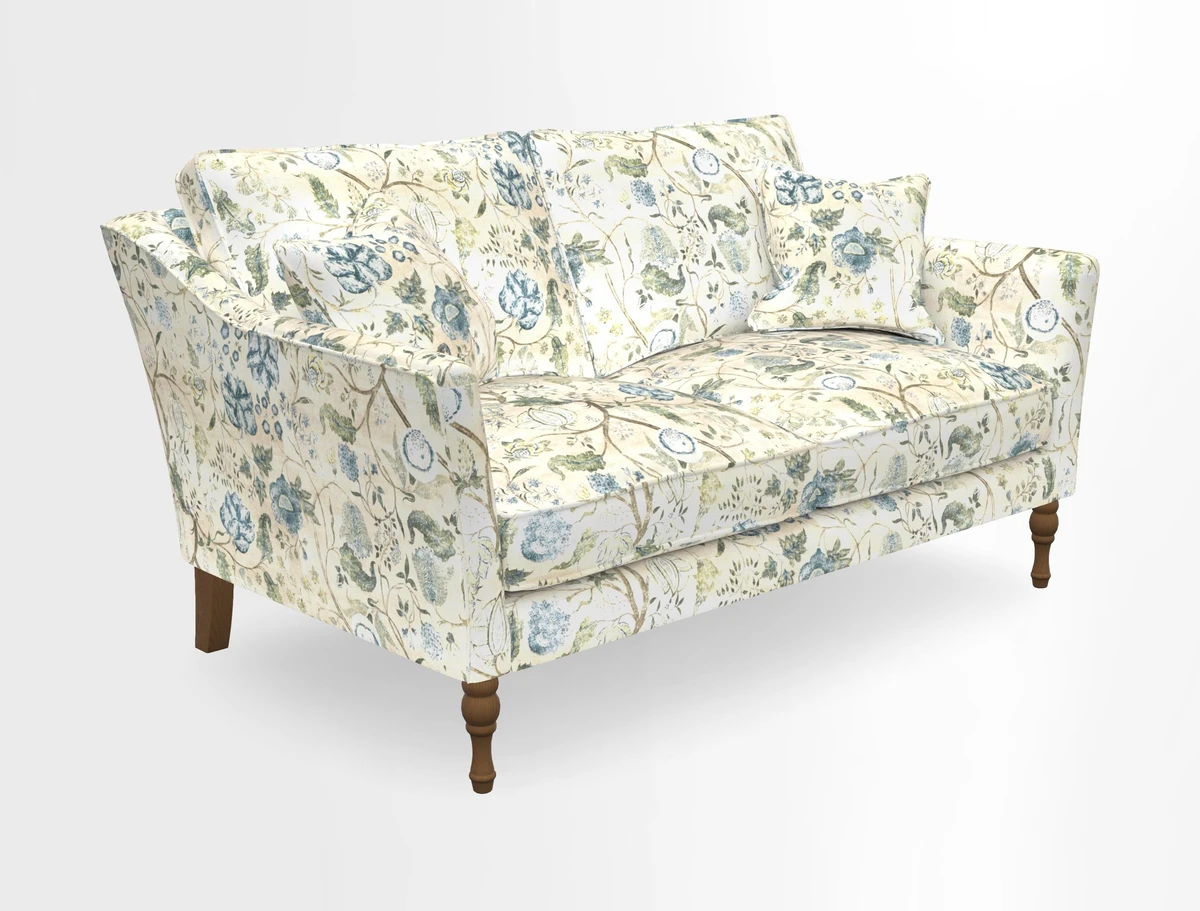 Brunel 3 Seater Sofa in V&A Threads of India Mughal Garden Safari Hunter