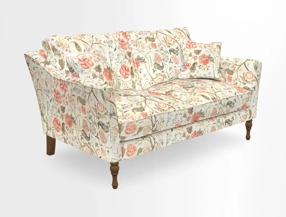 Brunel 3 Seater Sofa in V&A Threads of India Mughal Garden Safari Hunter