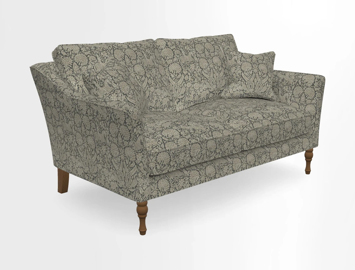 Brunel 3 Seater Sofa in V&A Threads of India Mughal Garden Safari Hunter