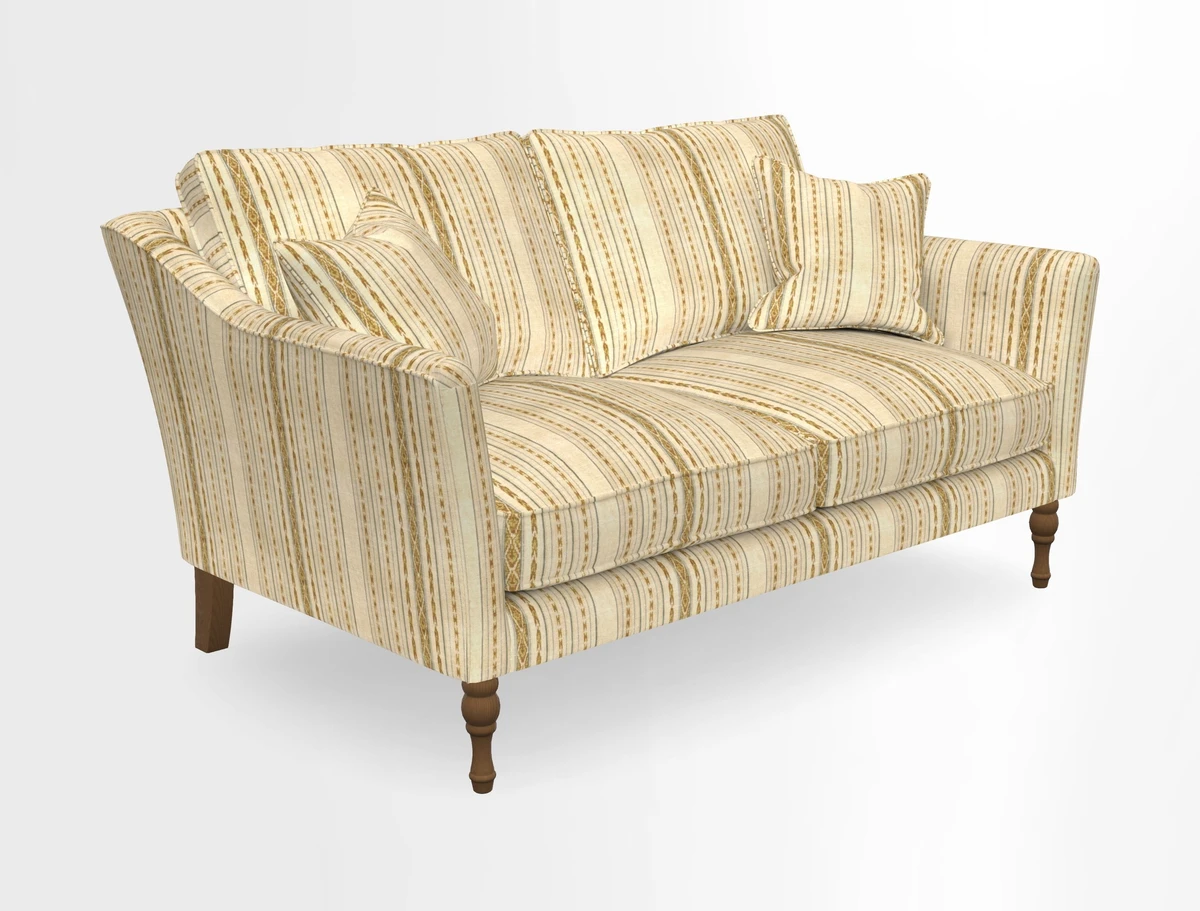 Brunel 3 Seater Sofa in V&A Threads of India Mughal Garden Safari Hunter
