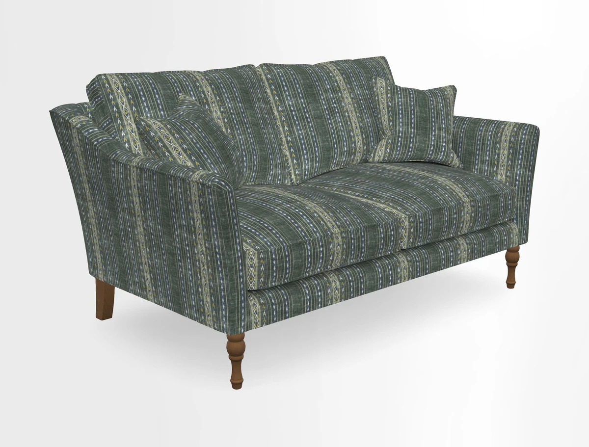 Brunel 3 Seater Sofa in V&A Threads of India Mughal Garden Safari Hunter