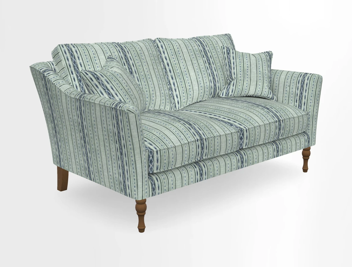 Brunel 3 Seater Sofa in V&A Threads of India Mughal Garden Safari Hunter