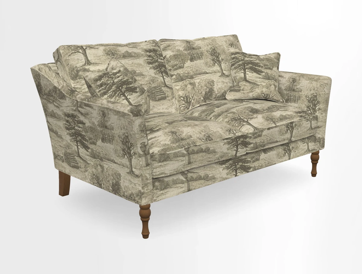 Brunel 3 Seater Sofa in V&A Threads of India Mughal Garden Safari Hunter