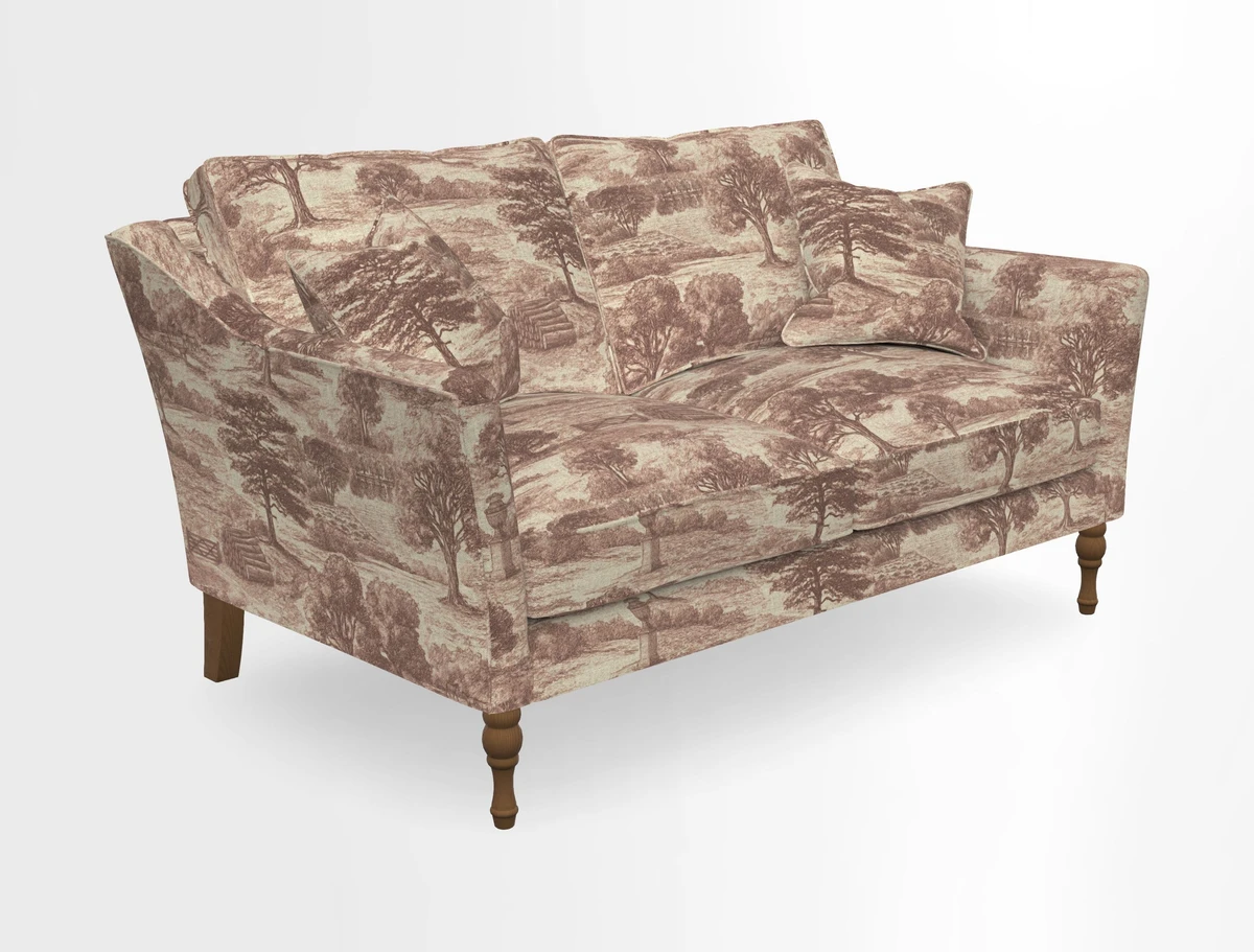 Brunel 3 Seater Sofa in V&A Threads of India Mughal Garden Safari Hunter