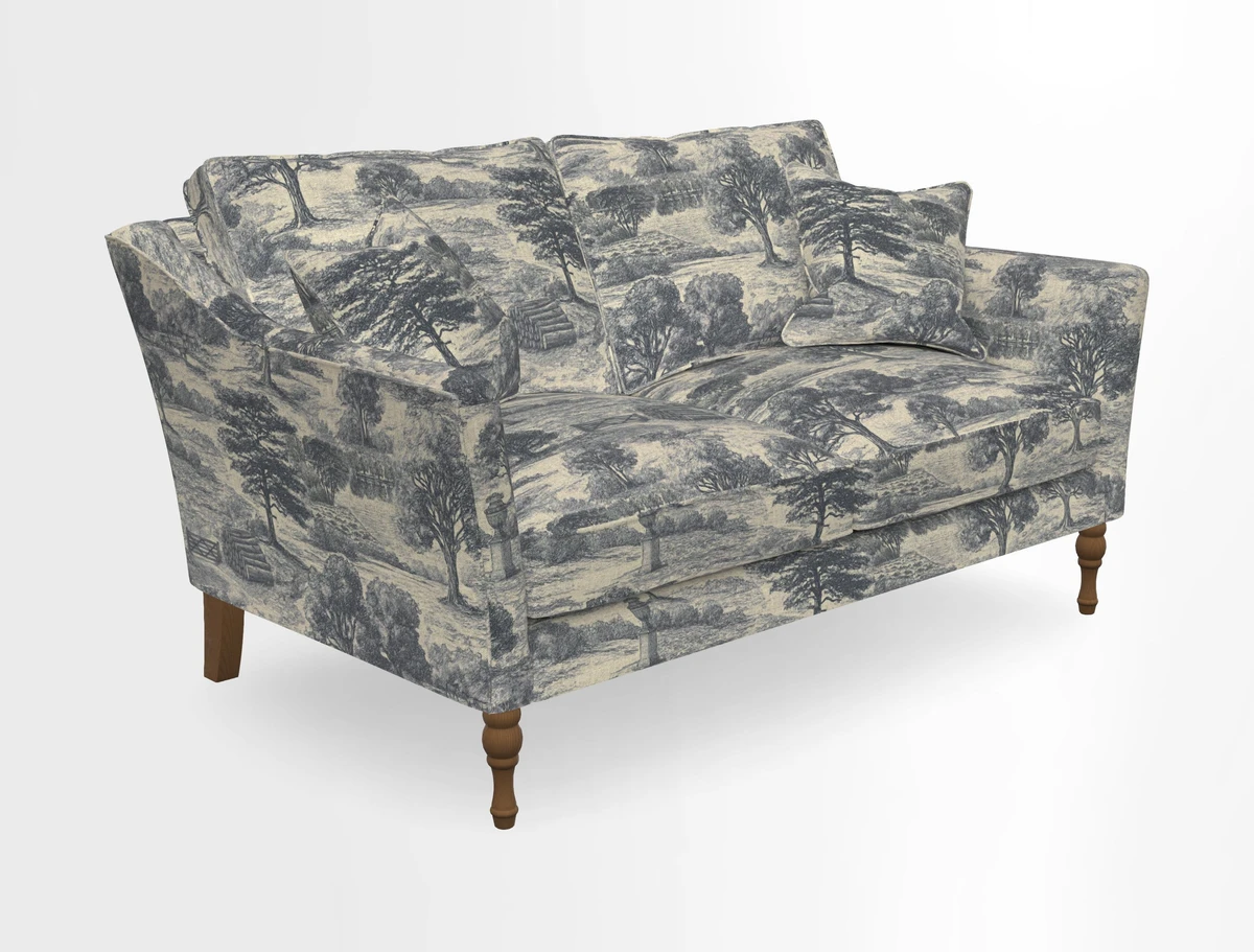 Brunel 3 Seater Sofa in V&A Threads of India Mughal Garden Safari Hunter