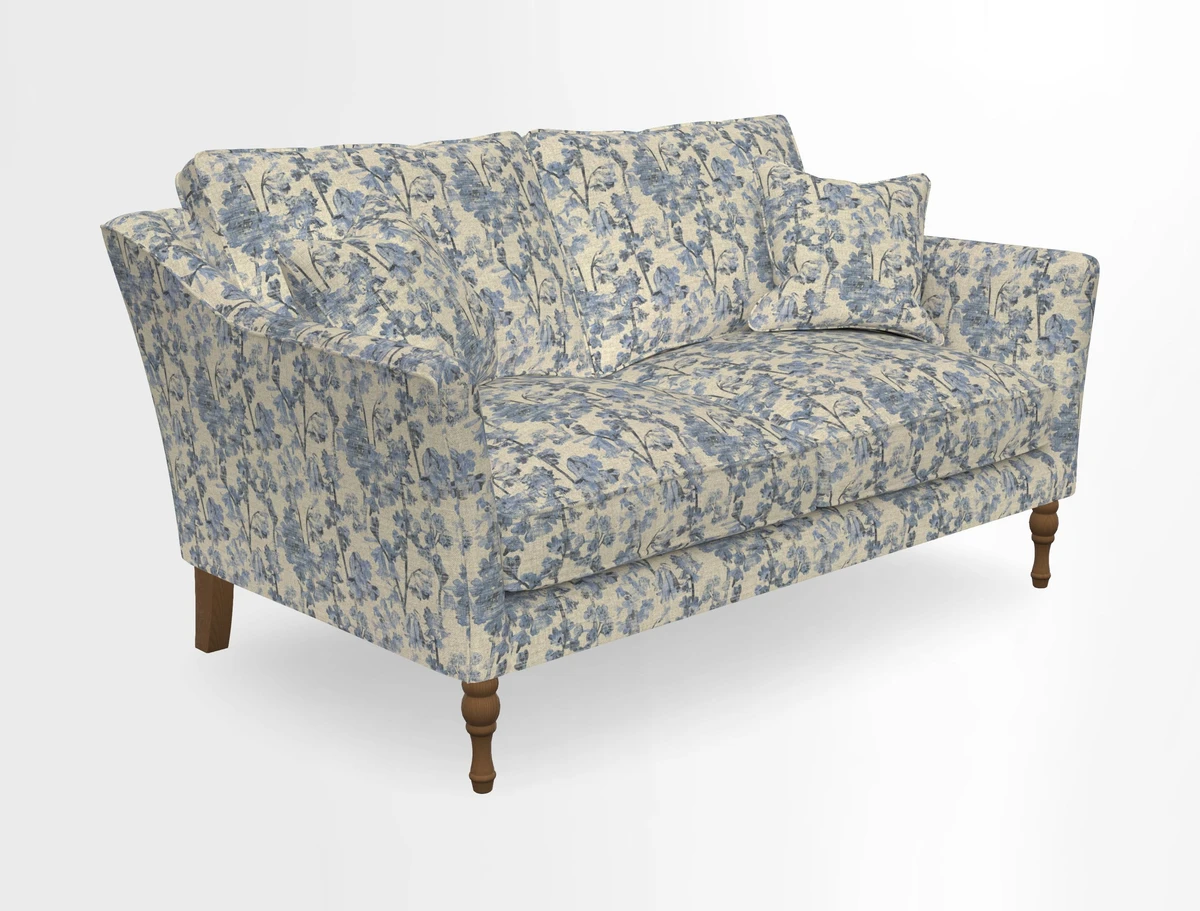 Brunel 3 Seater Sofa in V&A Threads of India Mughal Garden Safari Hunter