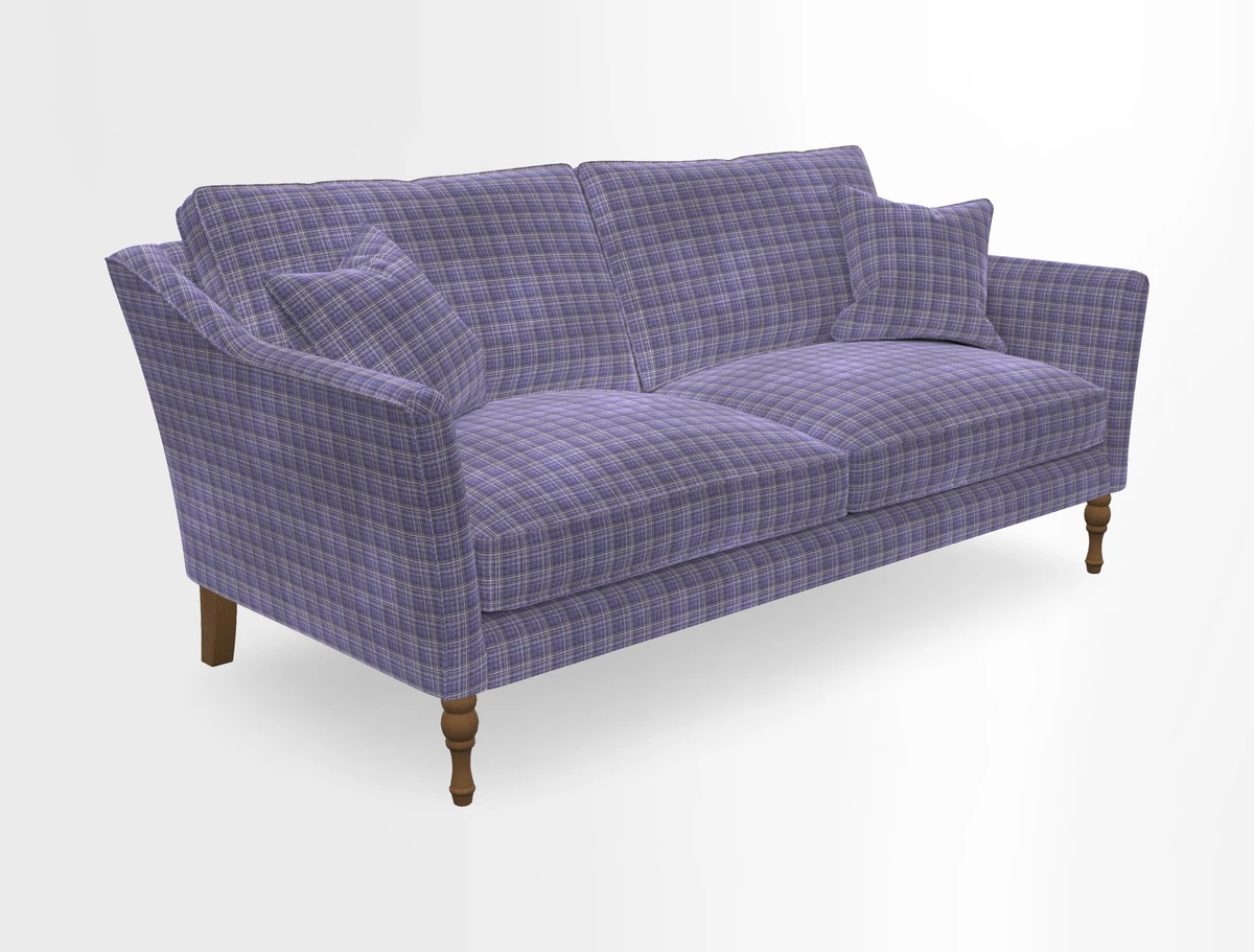 Brunel 3 Seater Sofa in V&A Threads of India Mughal Garden Safari Hunter