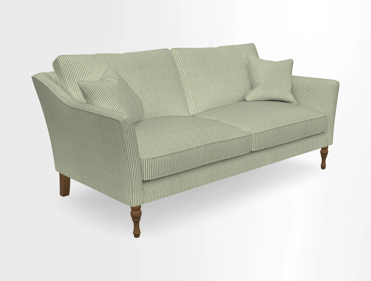 Brunel 3 Seater Sofa in V&A Threads of India Mughal Garden Safari Hunter