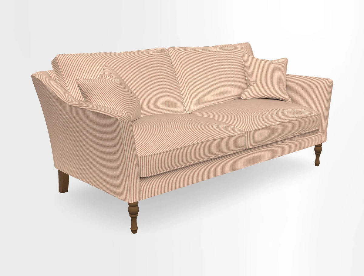 Brunel 3 Seater Sofa in V&A Threads of India Mughal Garden Safari Hunter