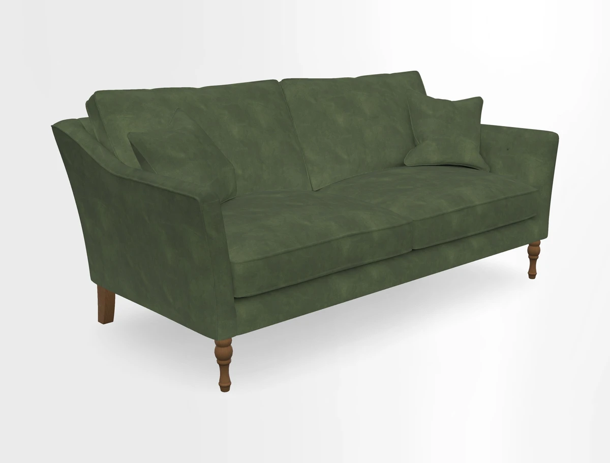 Brunel 3 Seater Sofa in V&A Threads of India Mughal Garden Safari Hunter