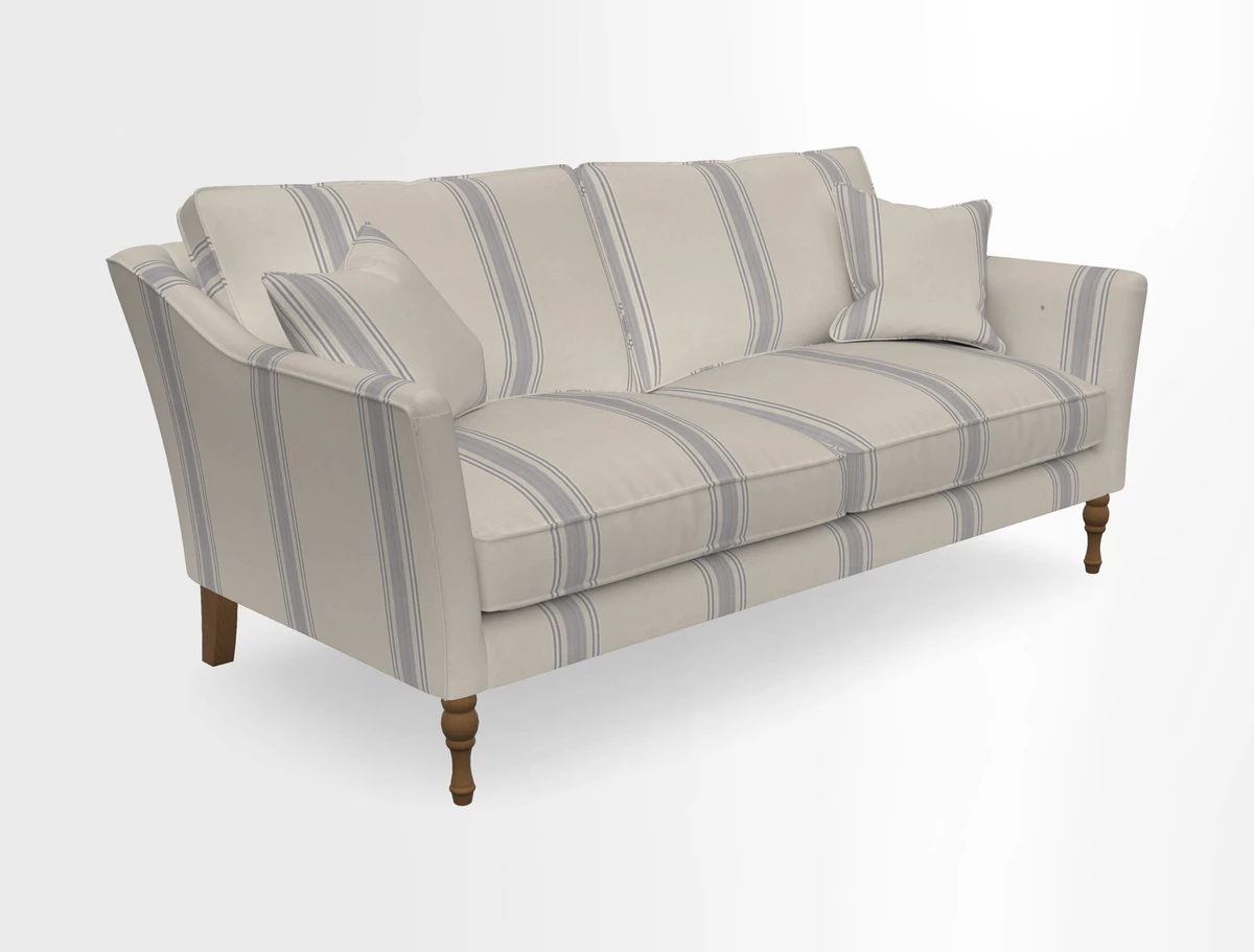Brunel 3 Seater Sofa in V&A Threads of India Mughal Garden Safari Hunter