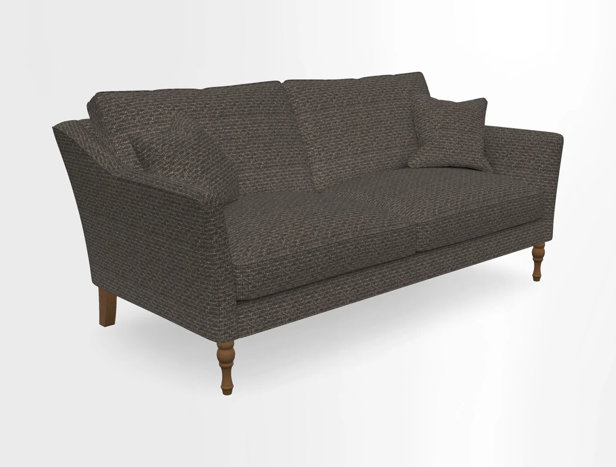 Brunel 3 Seater Sofa in V&A Threads of India Mughal Garden Safari Hunter