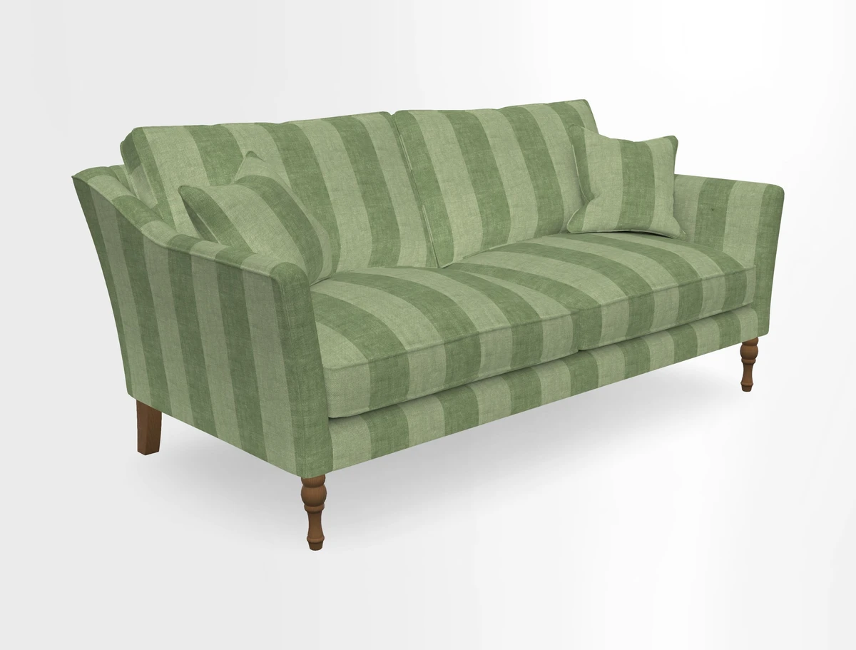 Brunel 3 Seater Sofa in V&A Threads of India Mughal Garden Safari Hunter