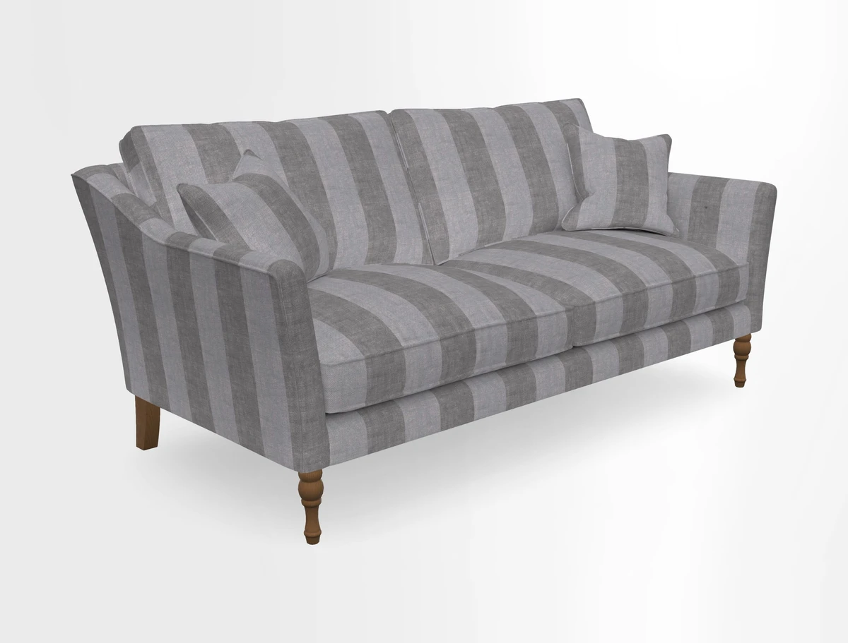 Brunel 3 Seater Sofa in V&A Threads of India Mughal Garden Safari Hunter