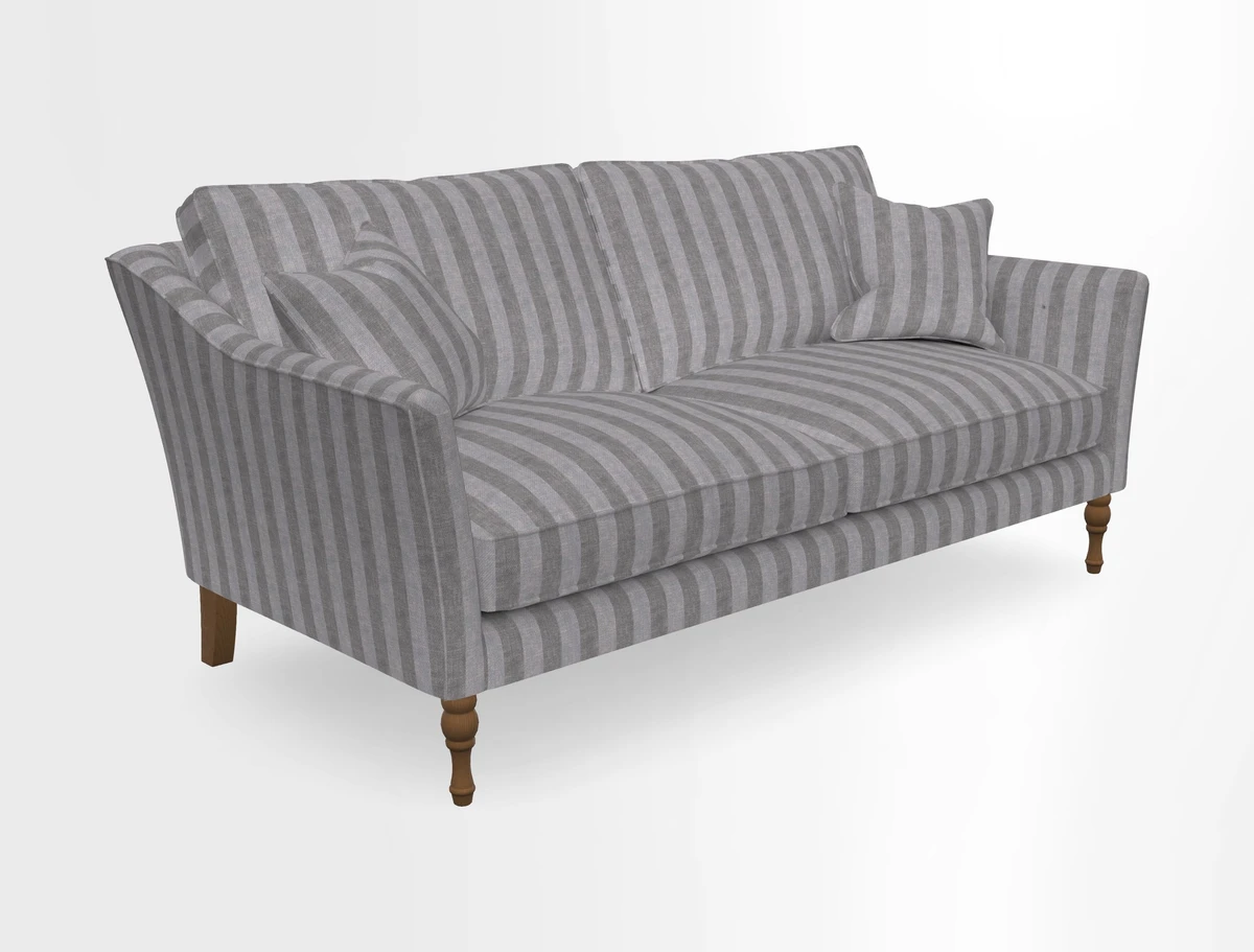 Brunel 3 Seater Sofa in V&A Threads of India Mughal Garden Safari Hunter