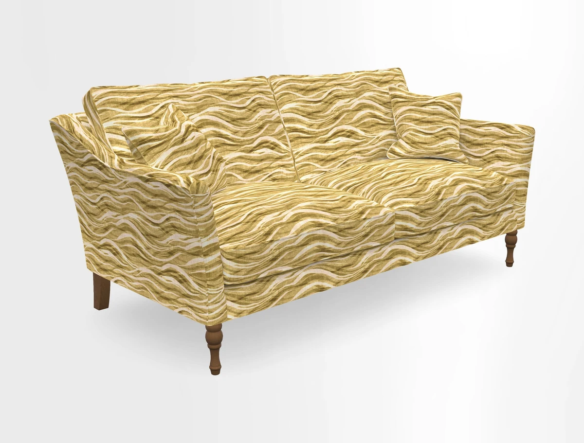Brunel 3 Seater Sofa in V&A Threads of India Mughal Garden Safari Hunter
