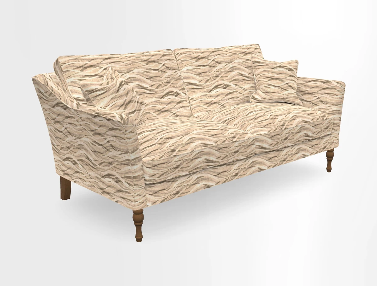 Brunel 3 Seater Sofa in V&A Threads of India Mughal Garden Safari Hunter