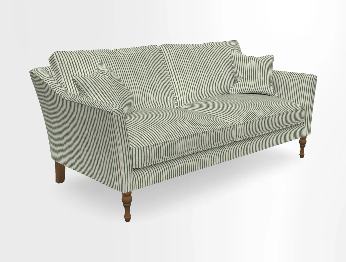 Brunel 3 Seater Sofa in V&A Threads of India Mughal Garden Safari Hunter