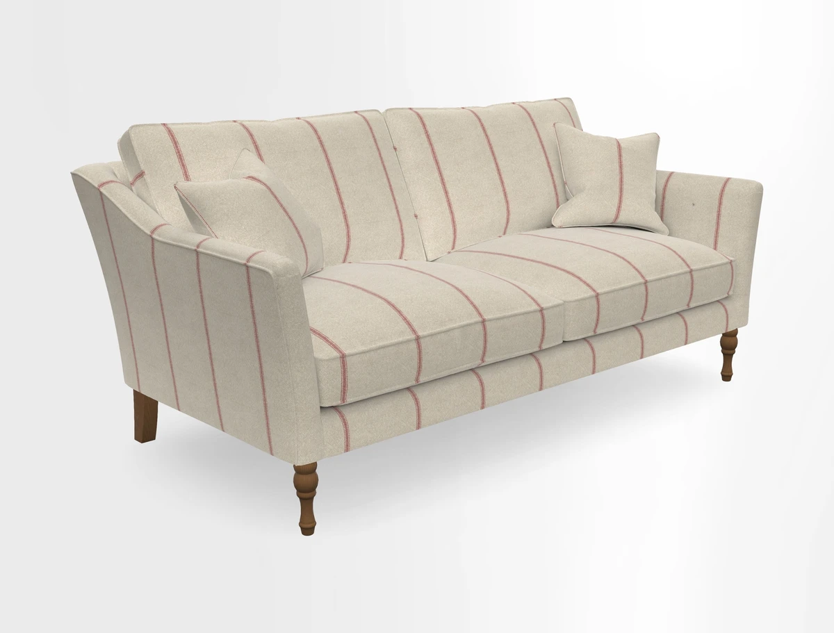 Brunel 3 Seater Sofa in V&A Threads of India Mughal Garden Safari Hunter