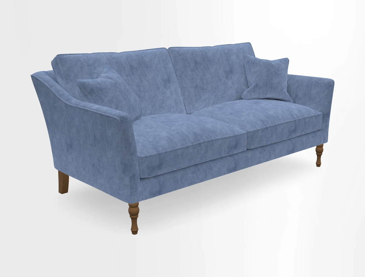 Brunel 3 Seater Sofa in V&A Threads of India Mughal Garden Safari Hunter
