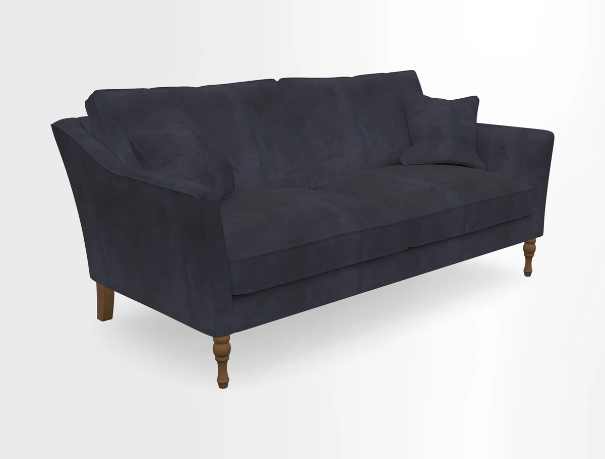 Brunel 3 Seater Sofa in V&A Threads of India Mughal Garden Safari Hunter
