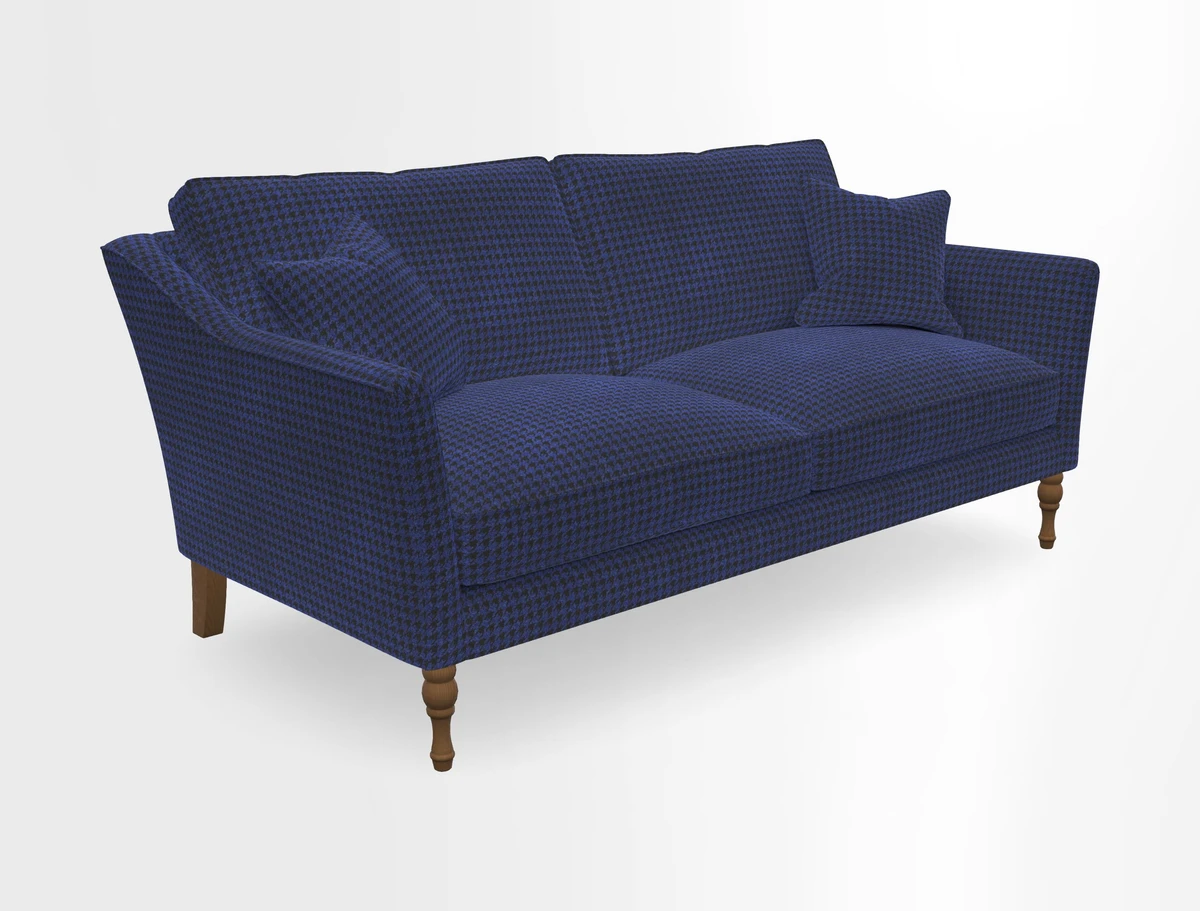 Brunel 3 Seater Sofa in V&A Threads of India Mughal Garden Safari Hunter