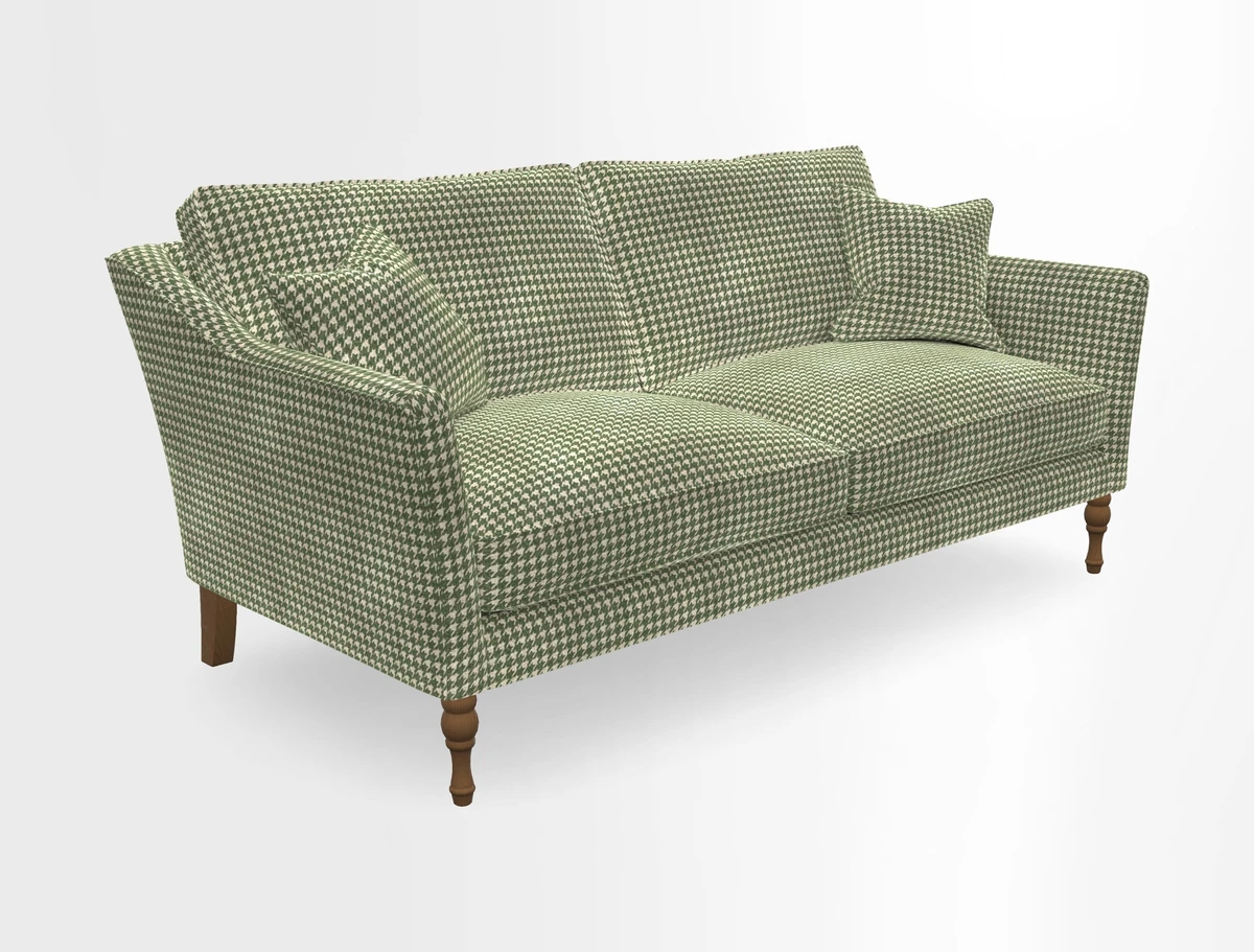 Brunel 3 Seater Sofa in V&A Threads of India Mughal Garden Safari Hunter