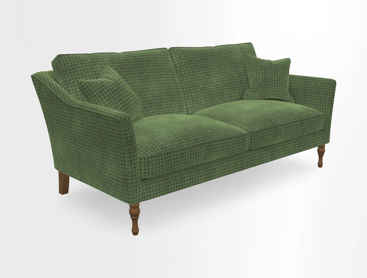Brunel 3 Seater Sofa in V&A Threads of India Mughal Garden Safari Hunter
