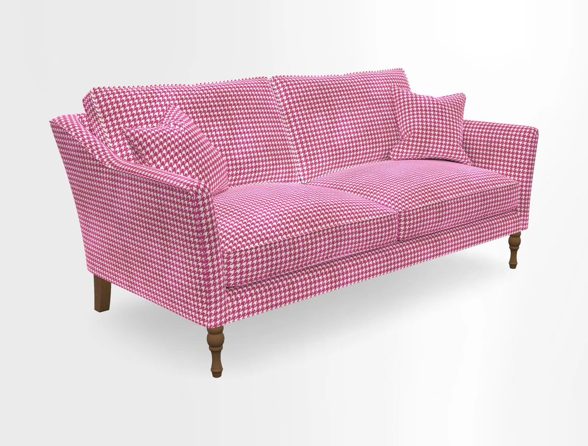 Brunel 3 Seater Sofa in V&A Threads of India Mughal Garden Safari Hunter