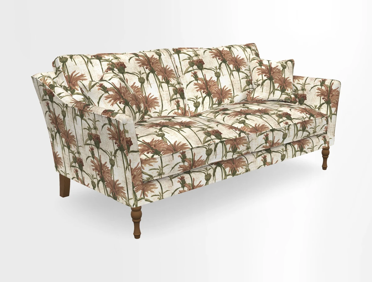 Brunel 3 Seater Sofa in V&A Threads of India Mughal Garden Safari Hunter