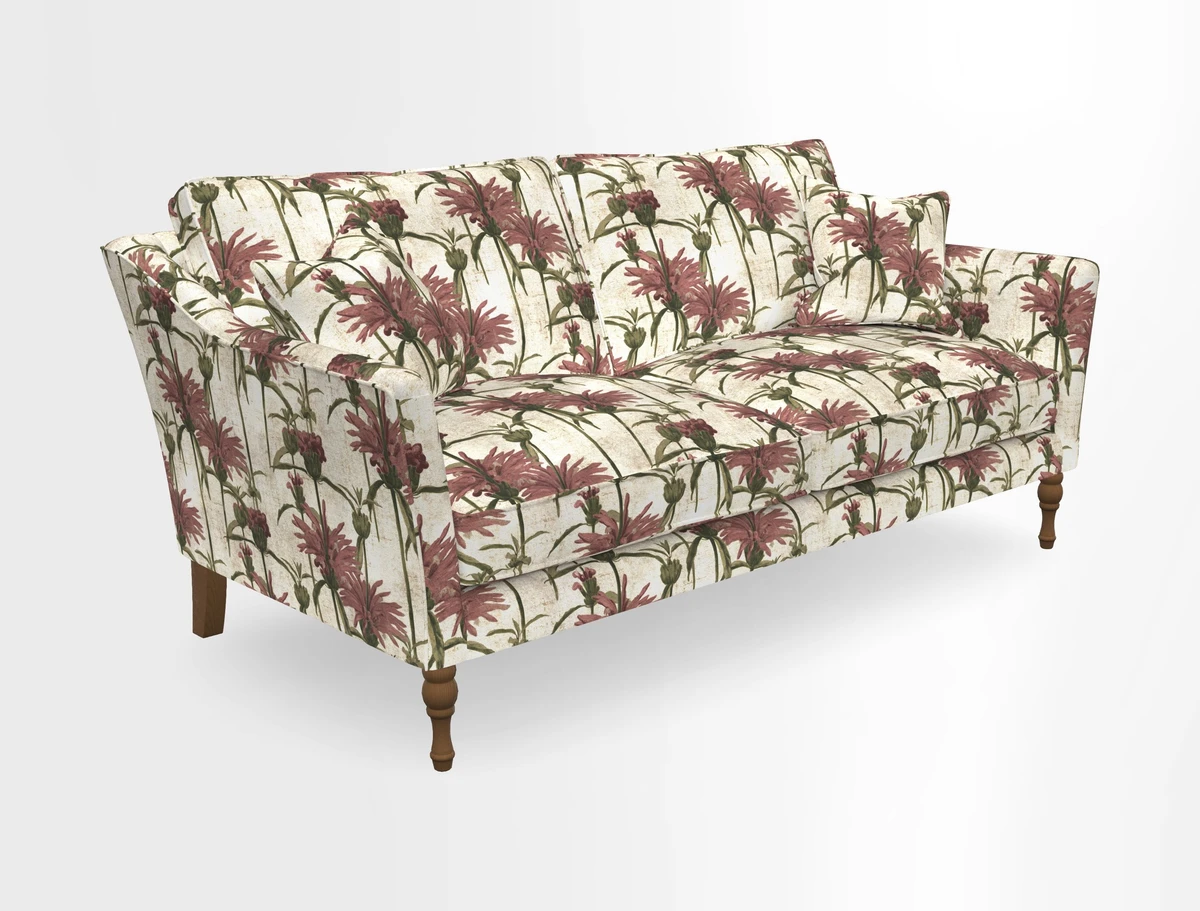 Brunel 3 Seater Sofa in V&A Threads of India Mughal Garden Safari Hunter